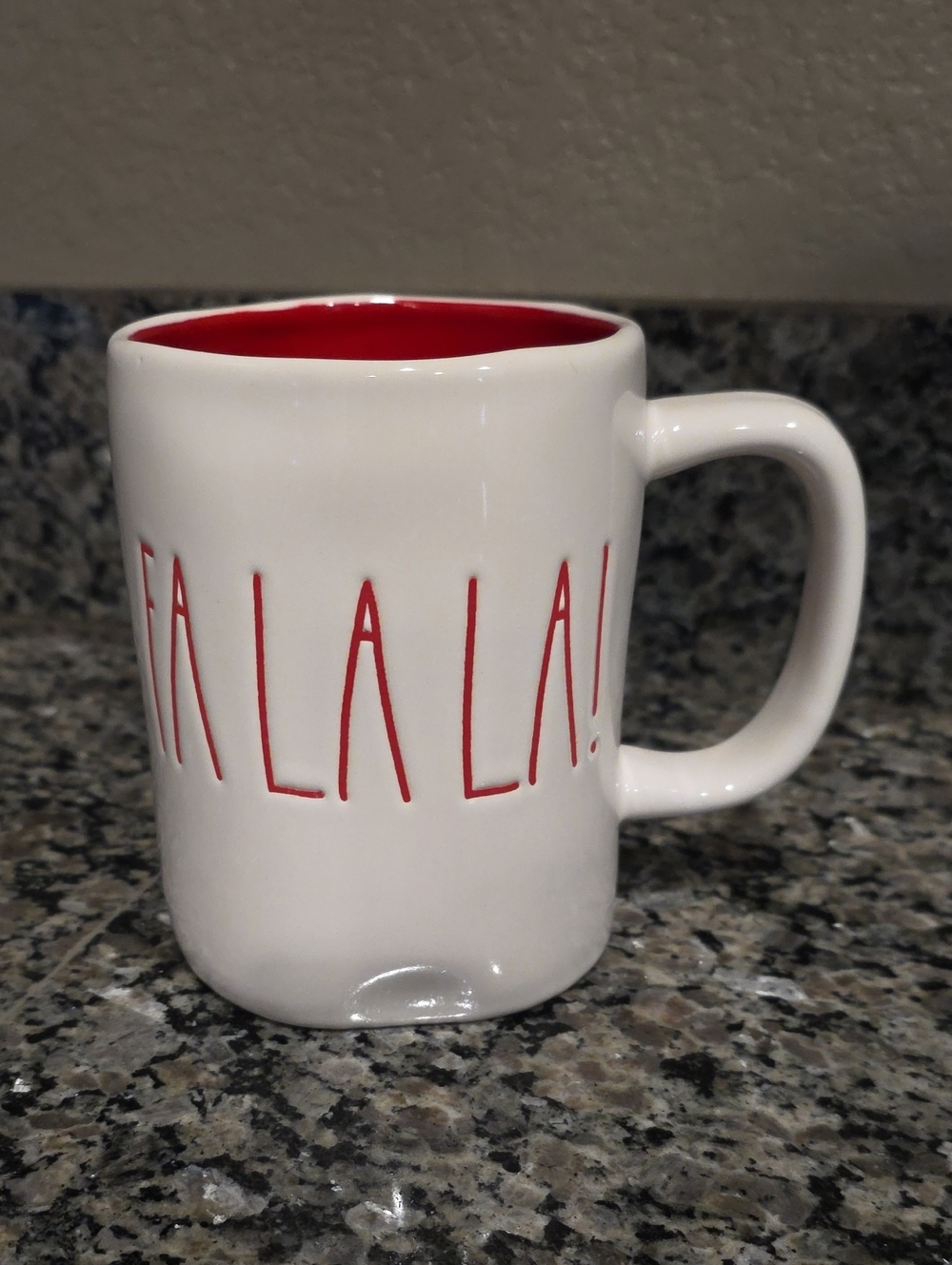 Rae Dunn 'Fa La La!' Mug